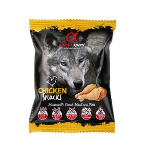 Alpha spirit snack semihúmedo de Pollo para perros 50gr