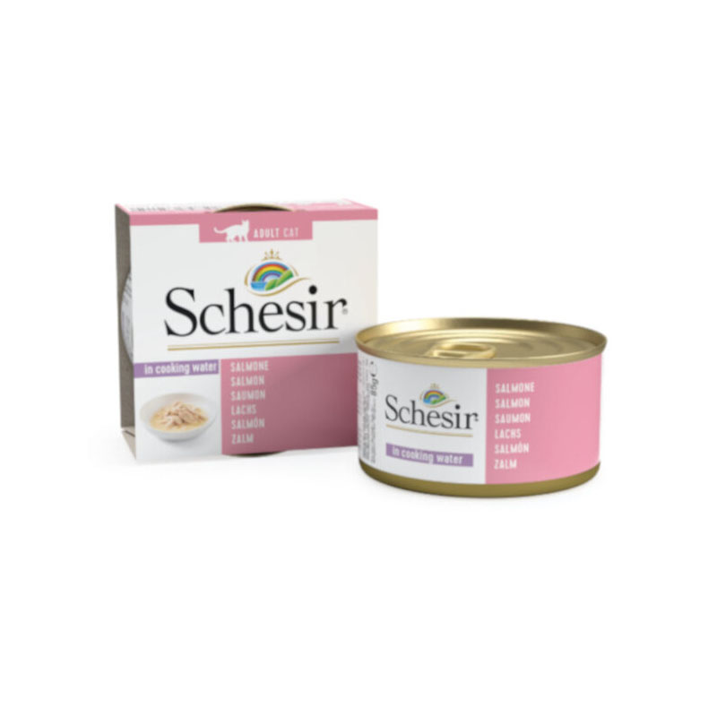 Schesir Cat Salmón al Natural in coocking water 85gr