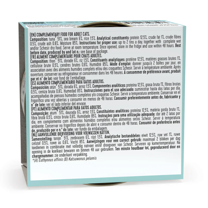Schesir Cat Atún con Dorada en gelatina 85gr - Imagen 2