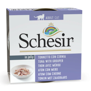 Schesir Cat Atún con Mero en gelatina 85gr