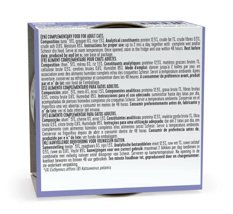 Schesir Cat Atún con Mero en gelatina 85gr - Imagen 2