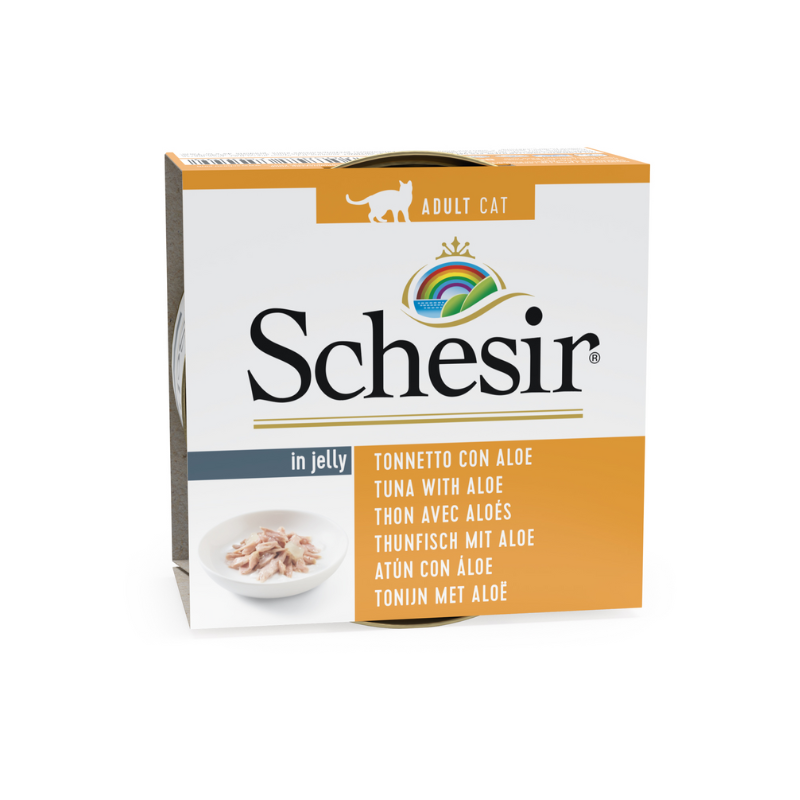 Schesir Cat Atún con Aloe Vera en gelatina 85gr