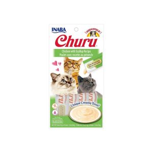 Churu Cat Pollo con Vieira (4X14gr)