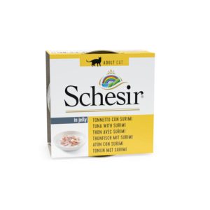 Schesir  Cat Atún con Surimi en gelatina 85gr