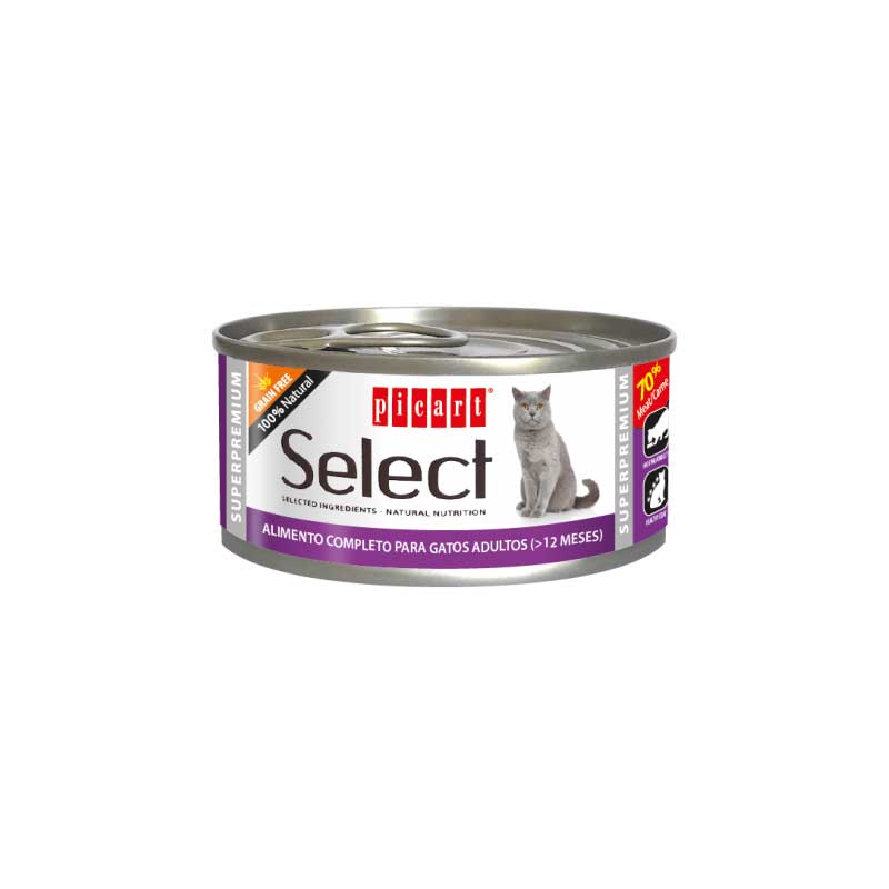 Alimento húmedo para gatos Select cat Adult 100gr