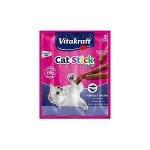 Barritas tiernas para gatos Vitakraft stick Bacalao-Atún 3uds.