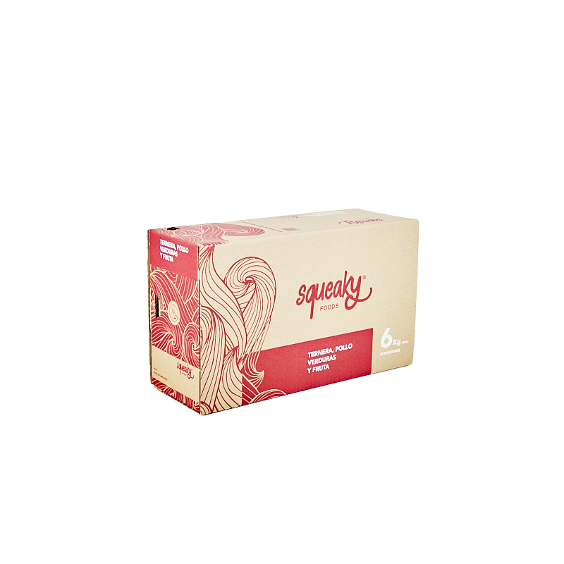 Menu BARF Ternera, Pollo y verduras Squeaky - Imagen 5