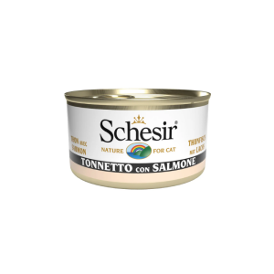 Schesir Cat Atún con Salmón en gelatina 85gr