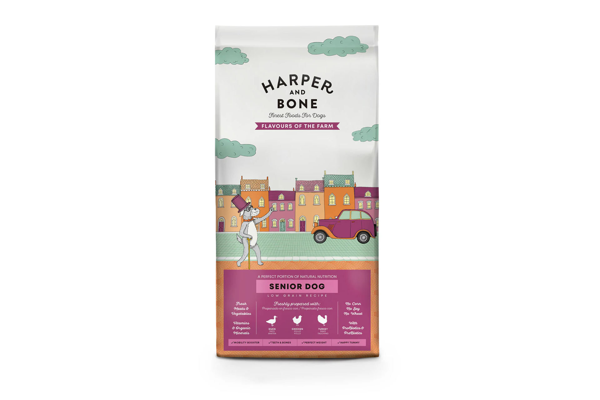 Harper & Bone Senior Dog Flavours Farm