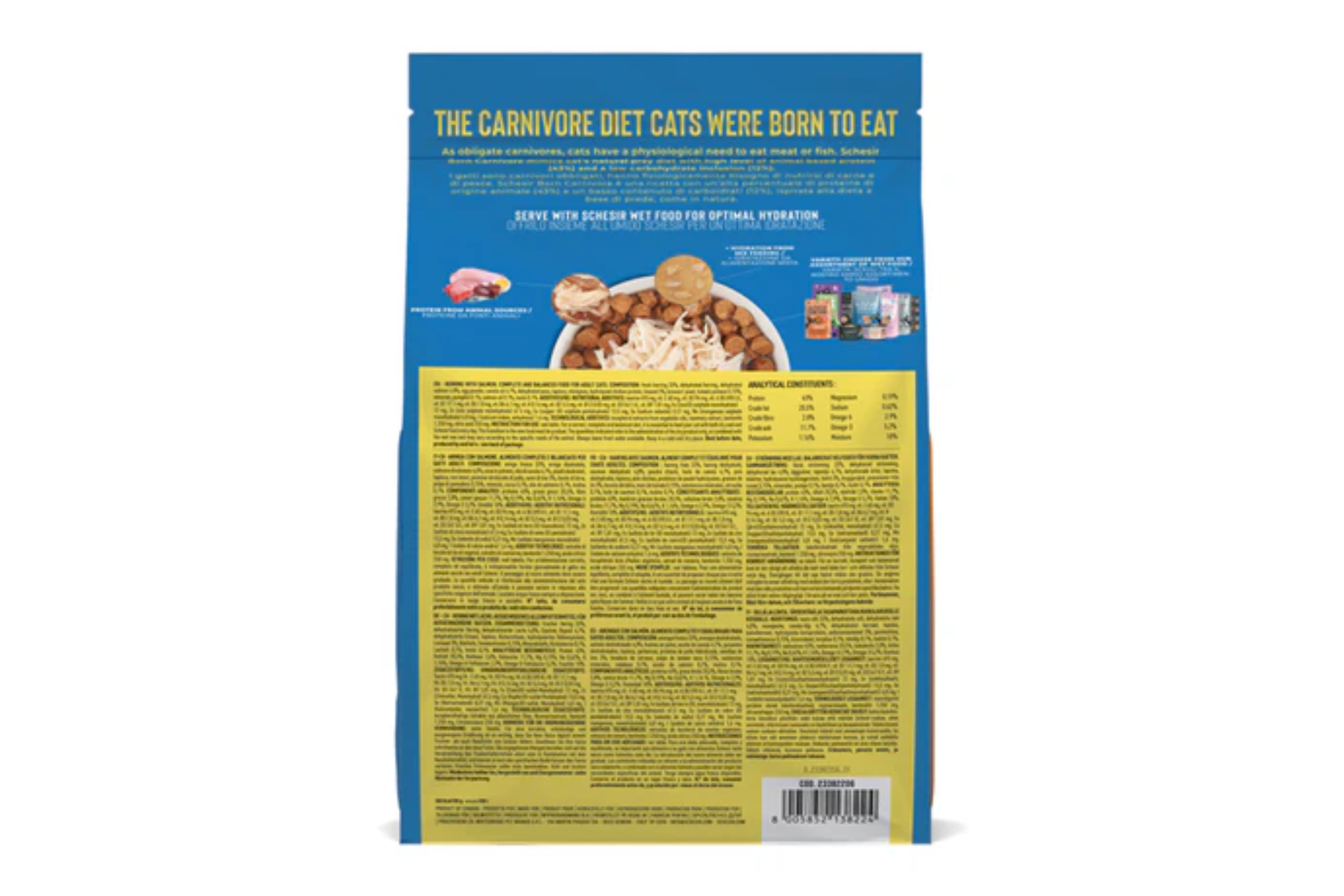 Schesir Pienso Born Carnivore Arenque y Salmón - Imagen 2