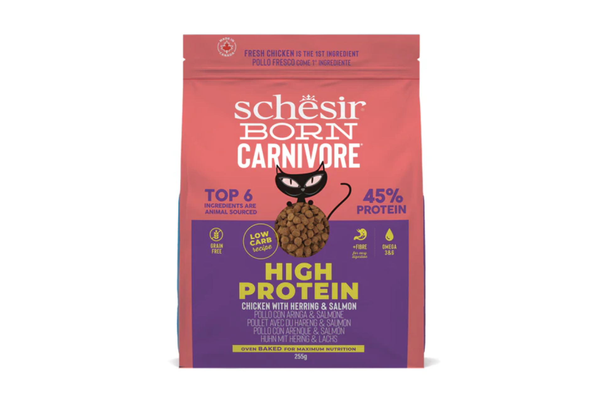 Schesir Pienso Born Carnivore Pollo con Arenque y Salmón