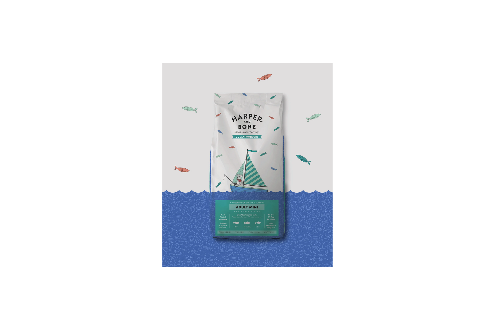 Harper & Bone Ocean Wonders Mini Adult Dog - Imagen 3