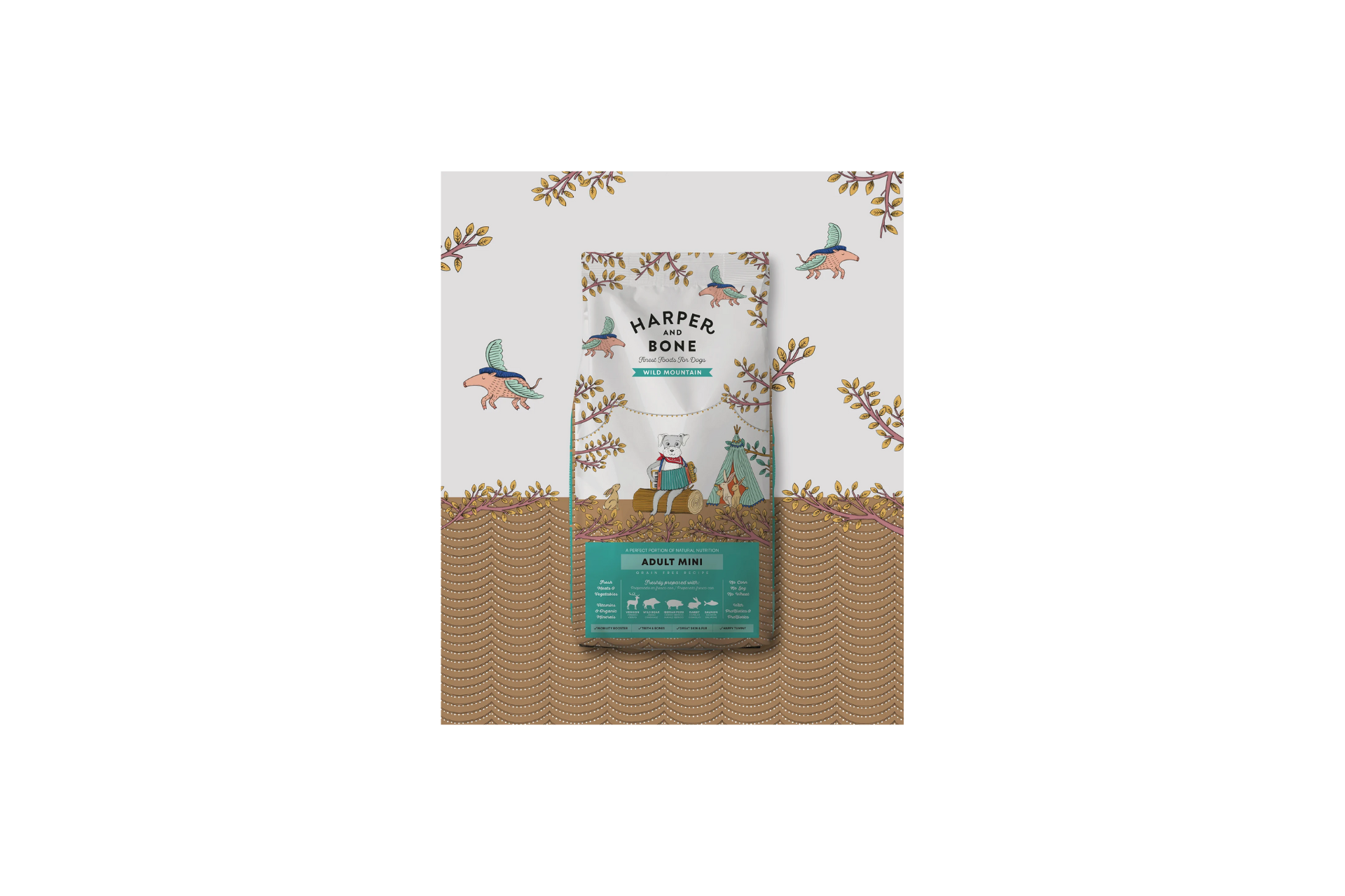 Harper & Bone Wild Mountain Mini Adult Dog - Imagen 3