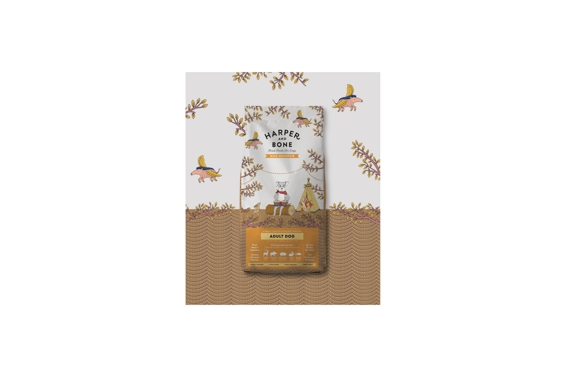 Harper & Bone Wild Mountain Medium Maxi Adult Dog - Imagen 3