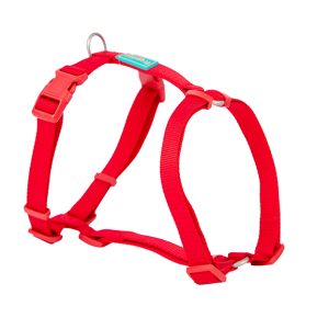 Arnés en H de nylon rojo Freedog