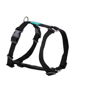 Arnés en H de nylon negro Freedog