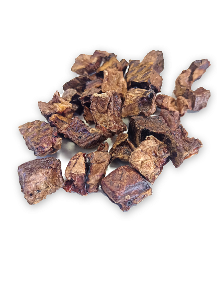 Taquitos de pulmón Nature Label para perros, snack natural y sabroso en trozos.