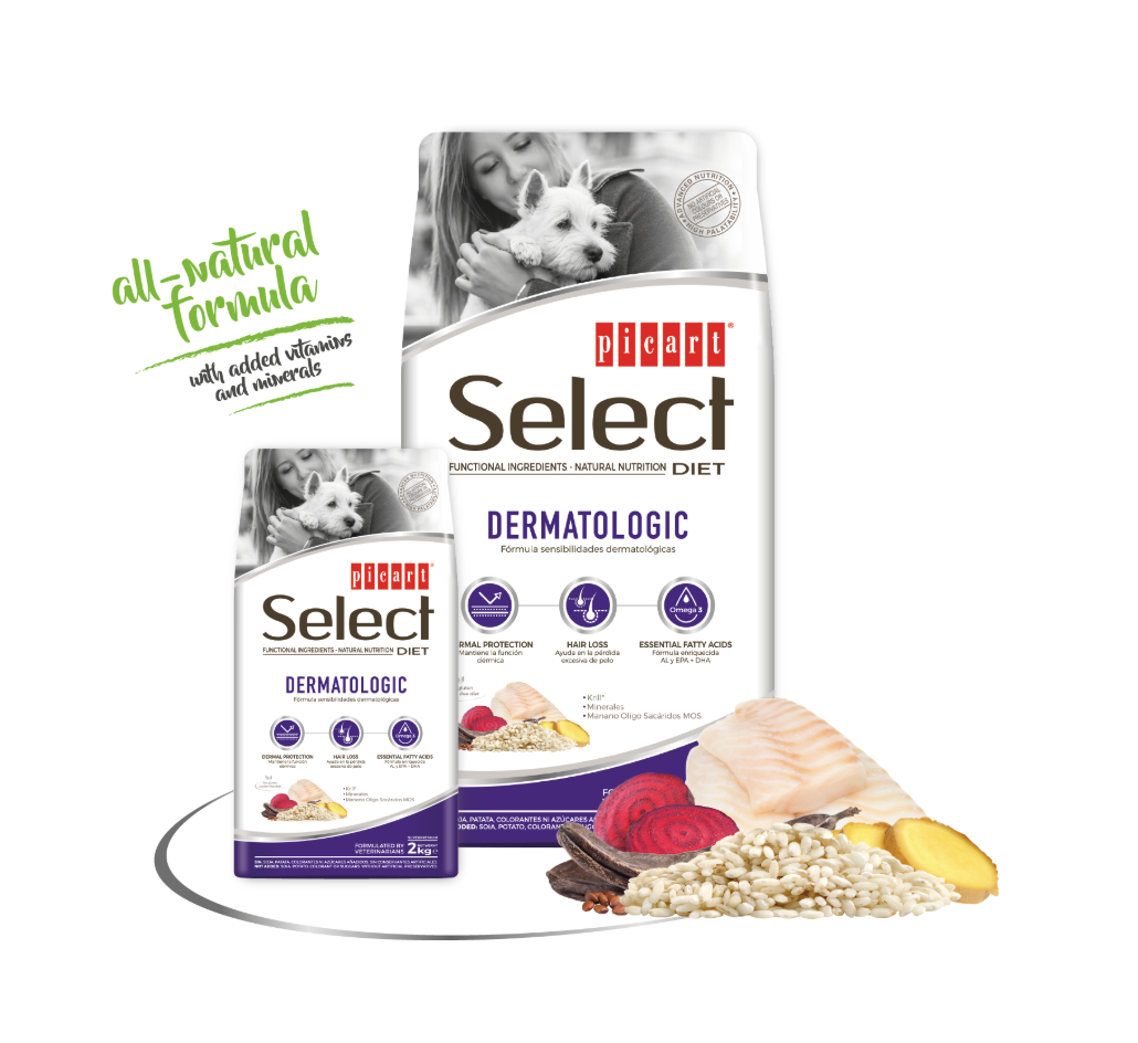 Picart Select Diet Dermatologic para perros
