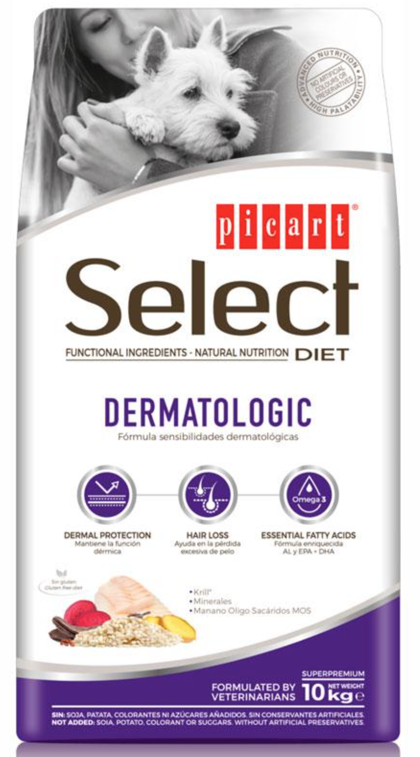 Picart Select Diet Dermatologic para perros - Imagen 3