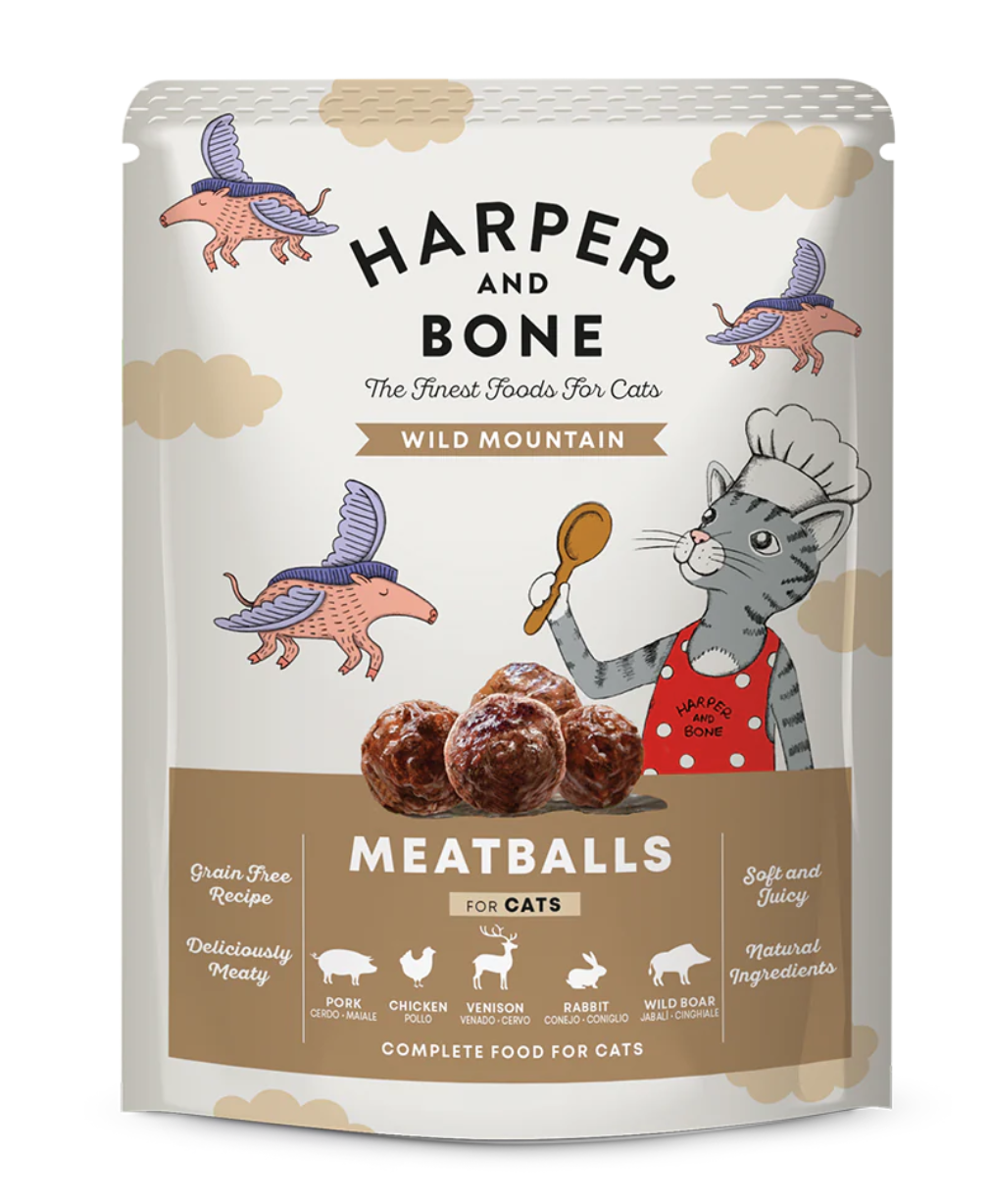 Harper & Bone Cat Albóndigas Wild Mountain 85gr