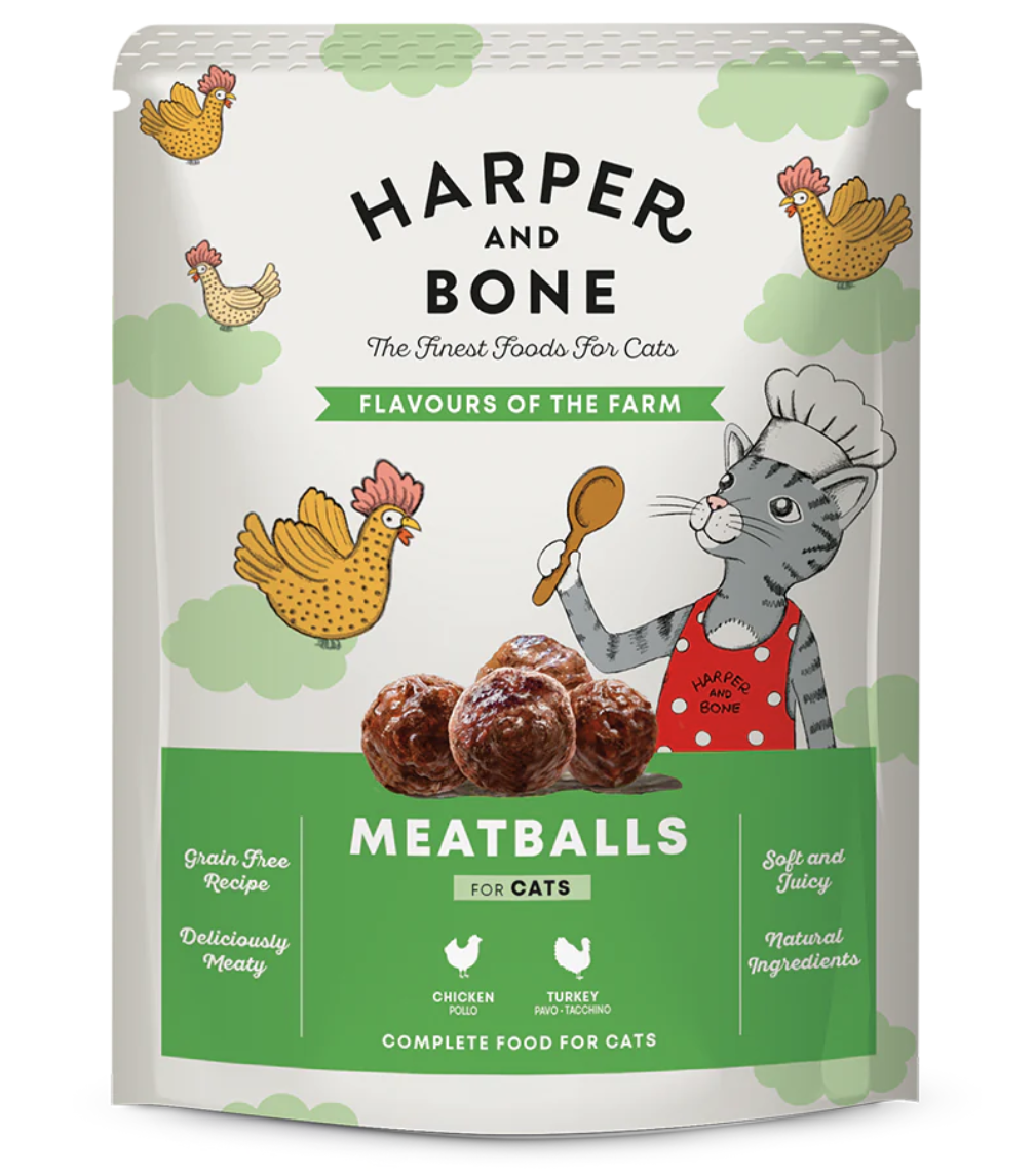 Harper & Bone Cat Albóndigas Flavours of the Farm 85gr