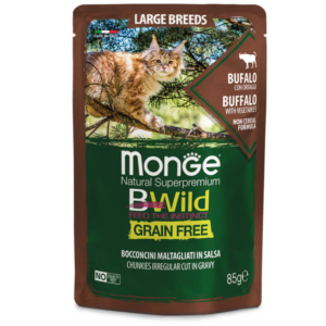 Monge BWild Kitten Búfalo y verduras 85gr
