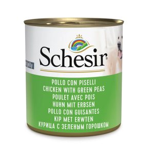 Schesir Dog Pollo con Guisantes en gelatina 285gr