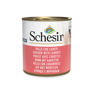 Schesir Dog Pollo con Zanahorias en gelatina 285gr