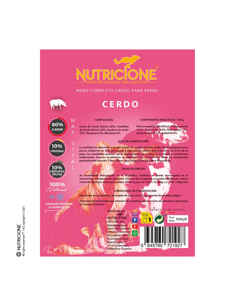 Nutricione Menú Cerdo - Imagen 3