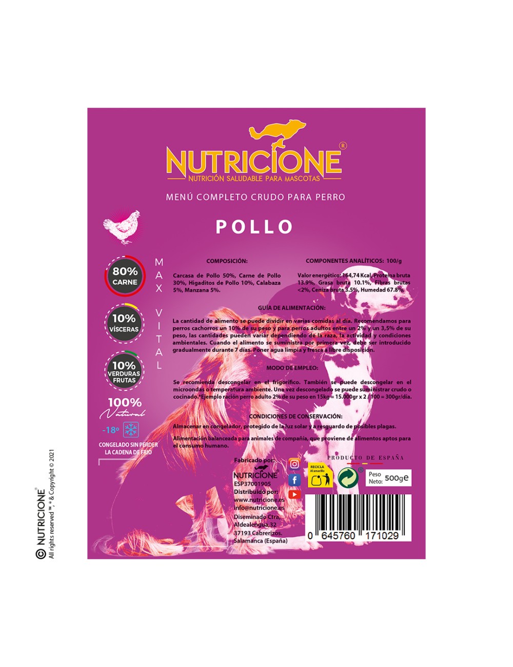 Nutricione Menú Pollo - Imagen 3